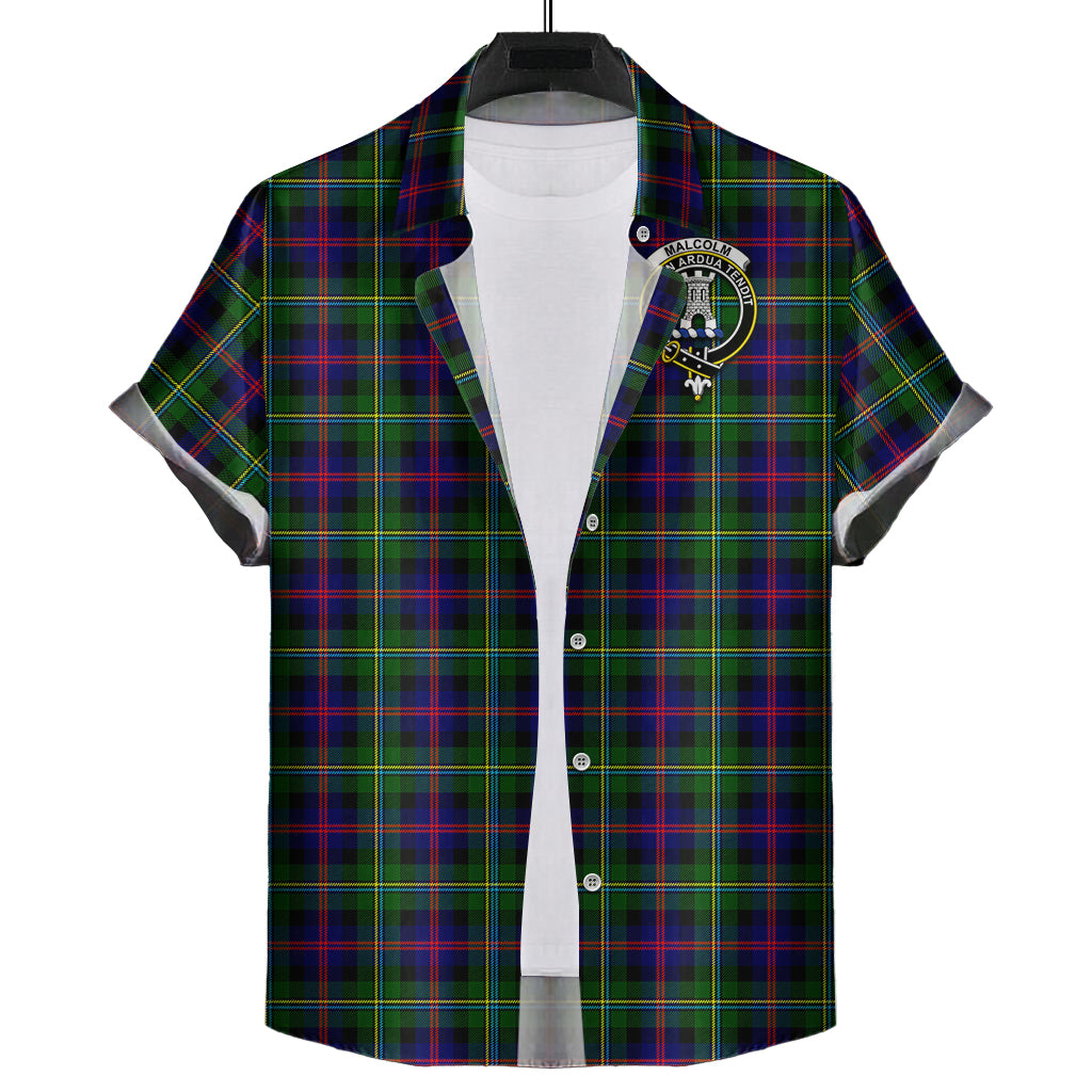 malcolm-tartan-short-sleeve-button-down-shirt-with-family-crest