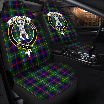 Malcolm Tartan Car Seat Cover with Family Crest - Tartanvibesclothing