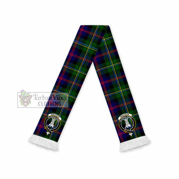 Malcolm Tartan Ruffneck Scarf with Family Crest