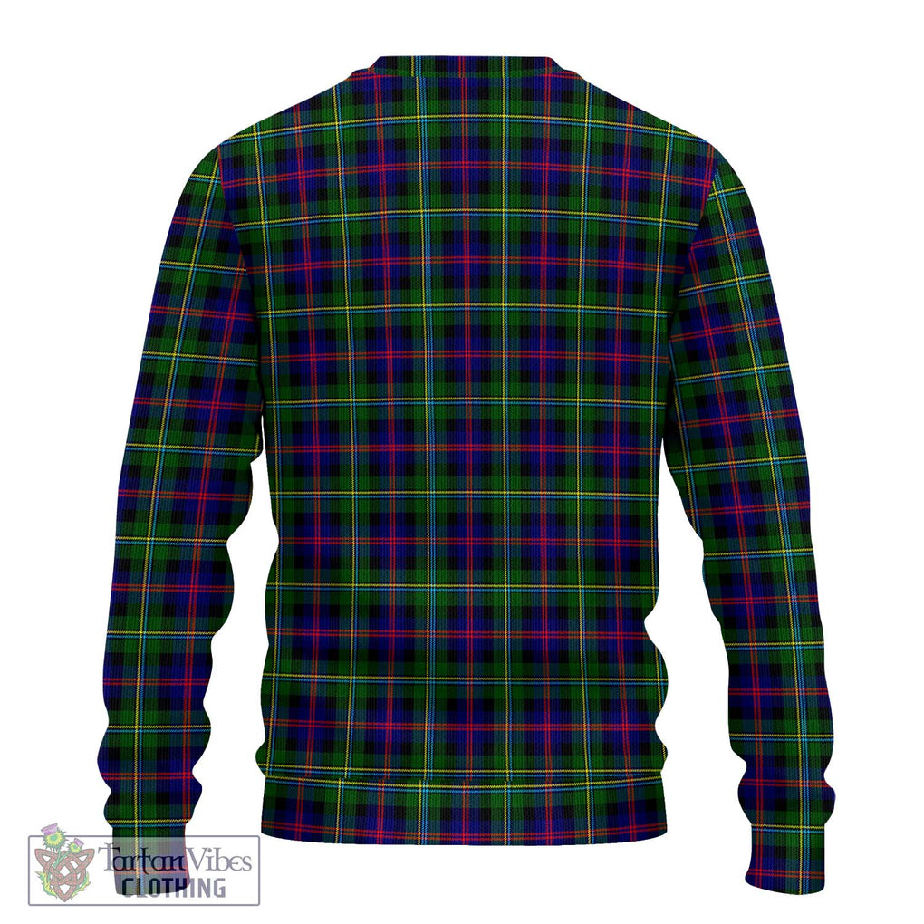 Malcolm Tartan Knitted Sweater with Family Crest DNA In Me Style - Tartanvibesclothing Shop