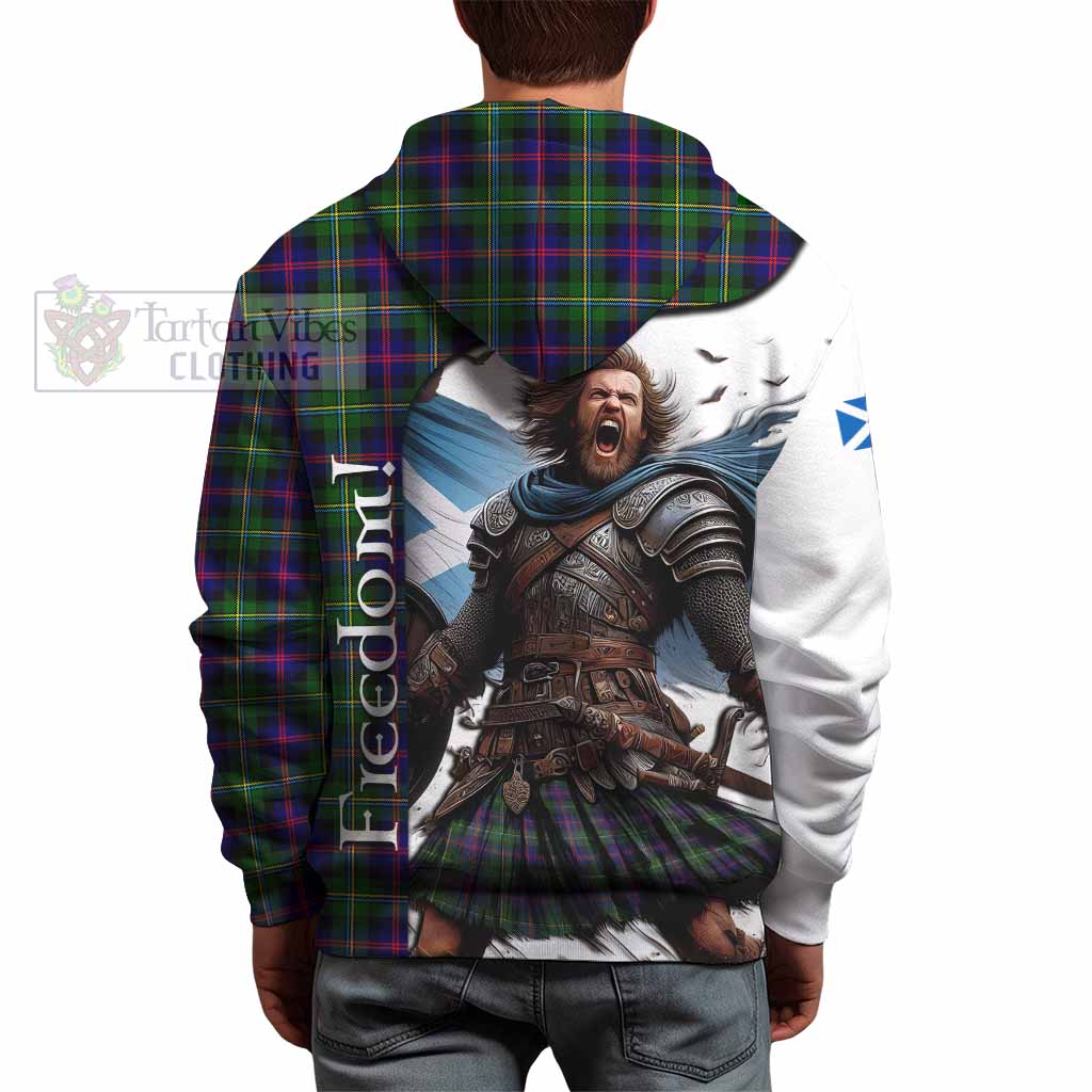 Tartan Vibes Clothing Malcolm Crest Tartan Hoodie Inspired by the Freedom of Scottish Warrior