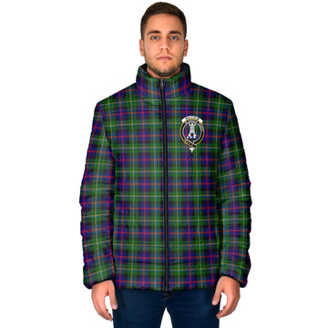 Malcolm Tartan Padded Jacket with Family Crest