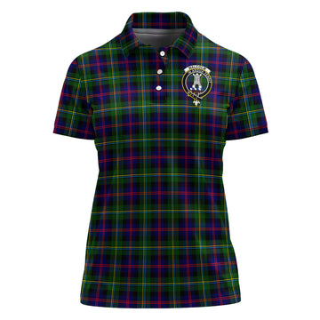 malcolm-tartan-polo-shirt-with-family-crest-for-women