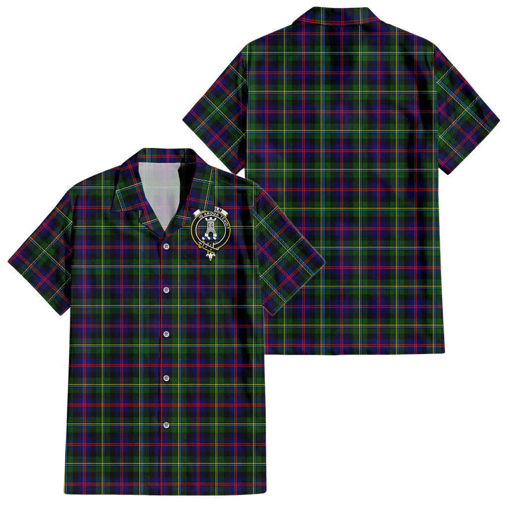 malcolm-tartan-short-sleeve-button-down-shirt-with-family-crest