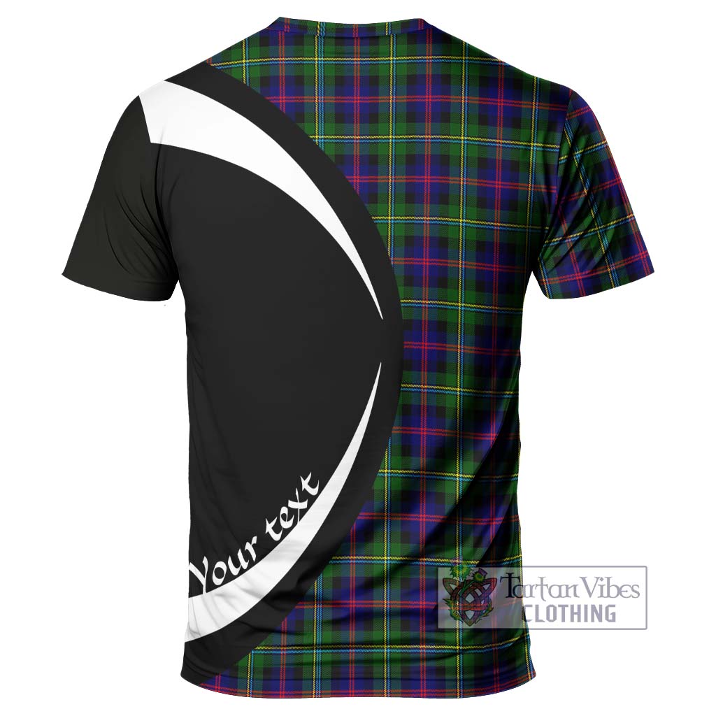 Malcolm Tartan T-Shirt with Family Crest Circle Style - Tartan Vibes Clothing