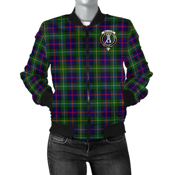 Malcolm Tartan Bomber Jacket with Family Crest