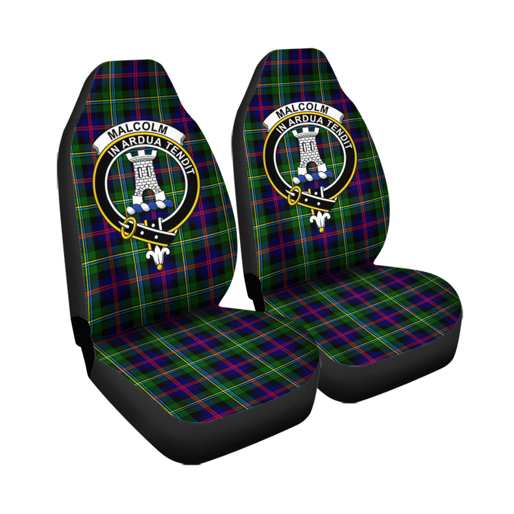 Malcolm Tartan Car Seat Cover with Family Crest - Tartanvibesclothing