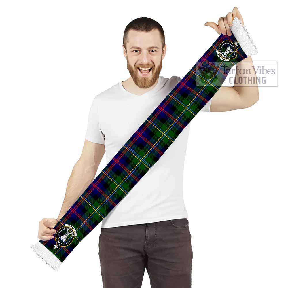 Tartan Vibes Clothing Malcolm Tartan Ruffneck Scarf with Family Crest