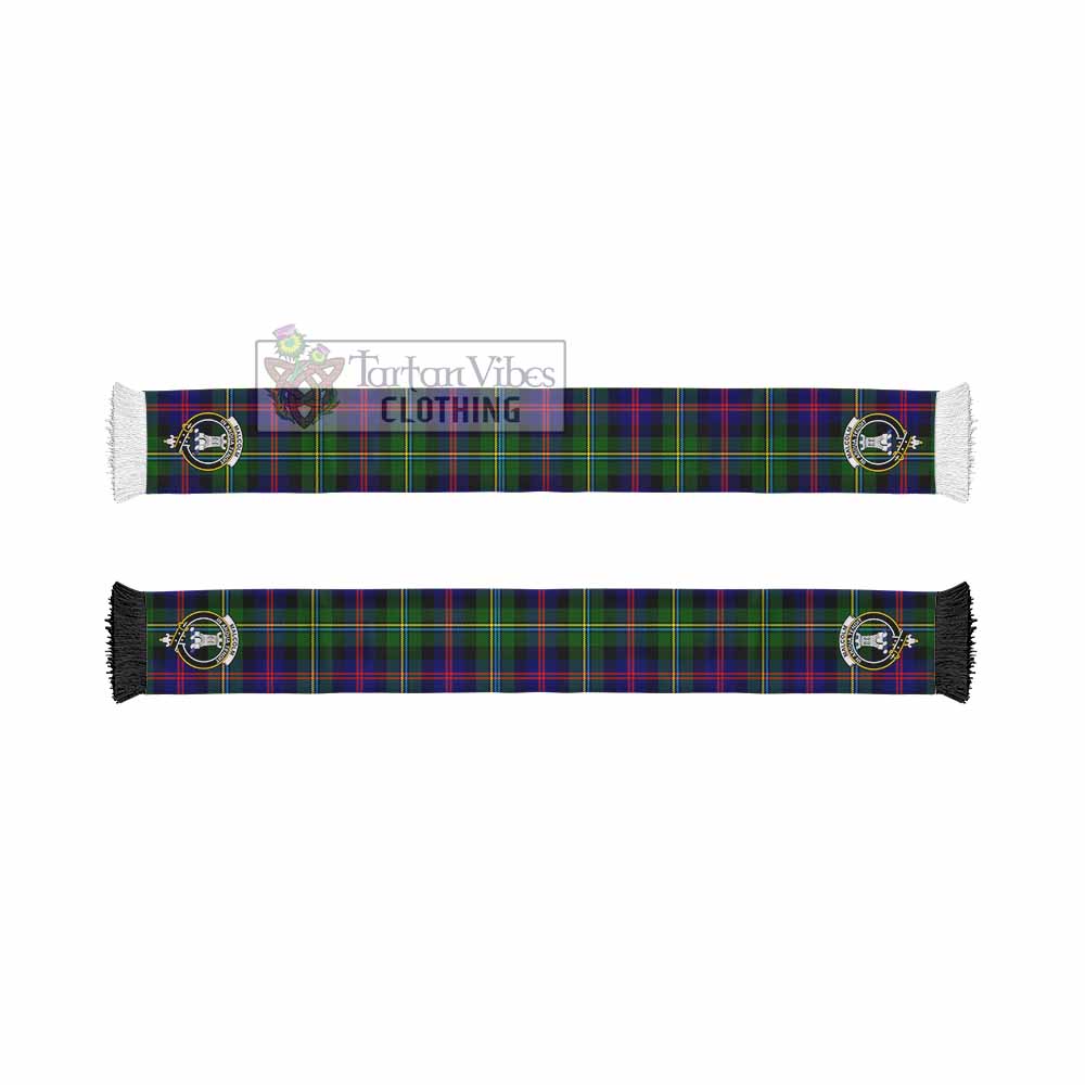 Tartan Vibes Clothing Malcolm Tartan Ruffneck Scarf with Family Crest