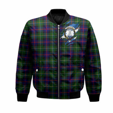 Malcolm Clan Crest In Me Tartan Bomber Jacket Scotland Flag Style