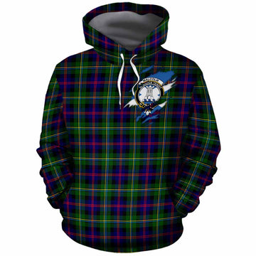 Malcolm Clan Crest In Me Tartan Cotton Hoodie Scotland Flag Style
