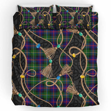 Malcolm Scottish Tartan Twisted Ropes Stylized Bedding Set UK Bedding Set UK King 91*87 inch - Tartan Vibes Clothing