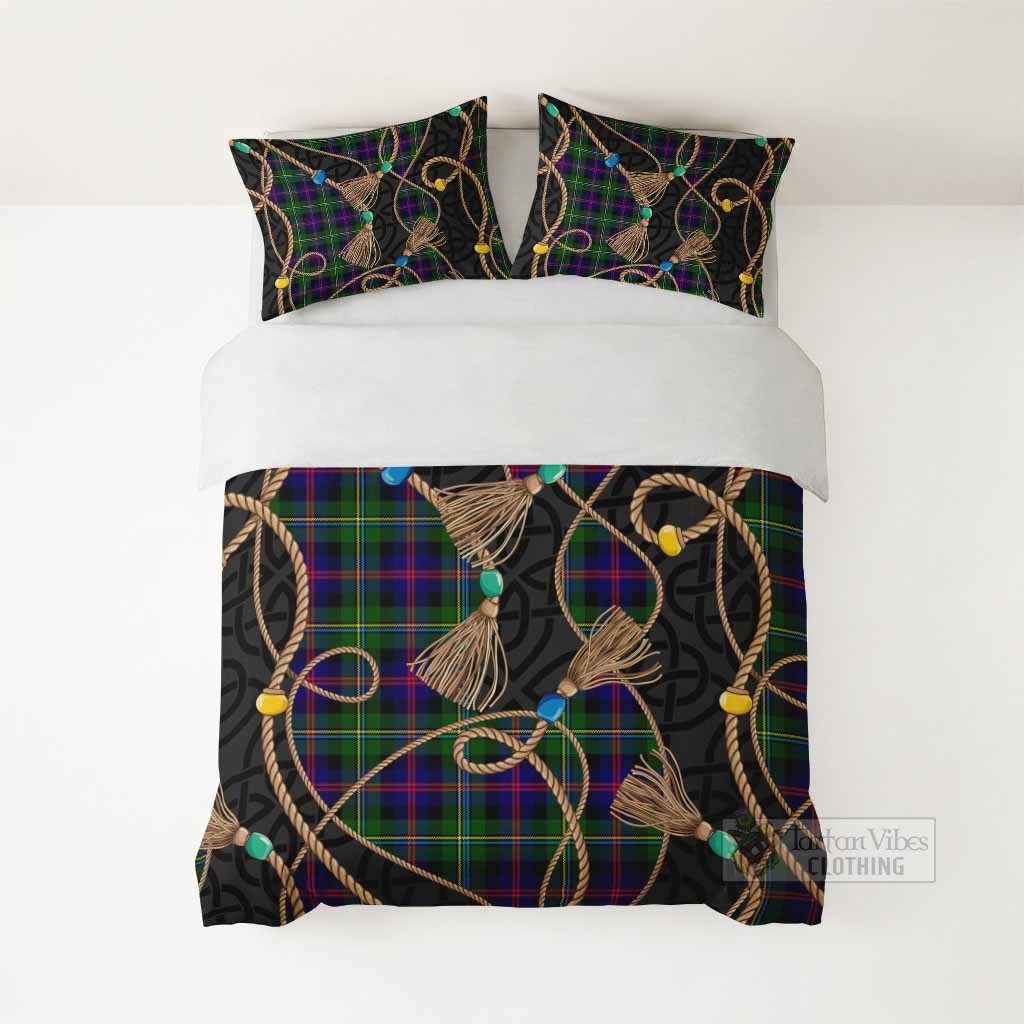 Malcolm Scottish Tartan Twisted Ropes Stylized Bedding Set - Tartan Vibes Clothing