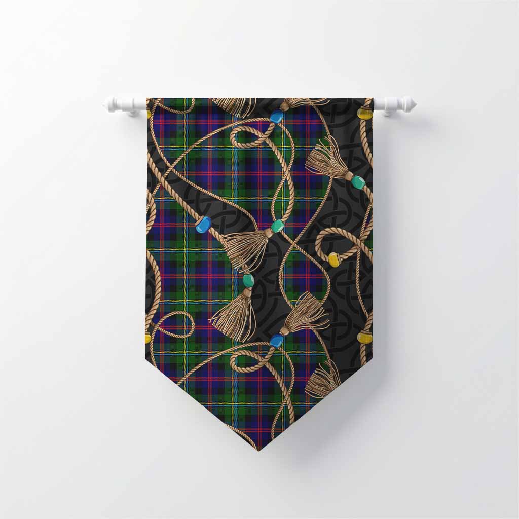 Malcolm Scottish Tartan Twisted Ropes Stylized Gonfalon Chevron - Tartan Vibes Clothing