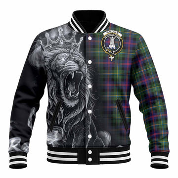 Malcolm Tartan Baseball Jacket Roaring Lion Heritage