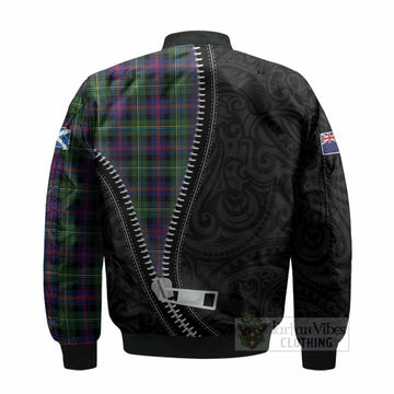 Malcolm Tartan Bomber Jacket New Zealand Pattern Unique Zipper Stylized