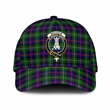 Malcolm Tartan Classic Cap with Family Crest