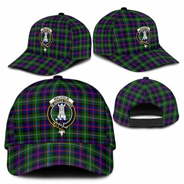 Malcolm Tartan Classic Cap with Family Crest