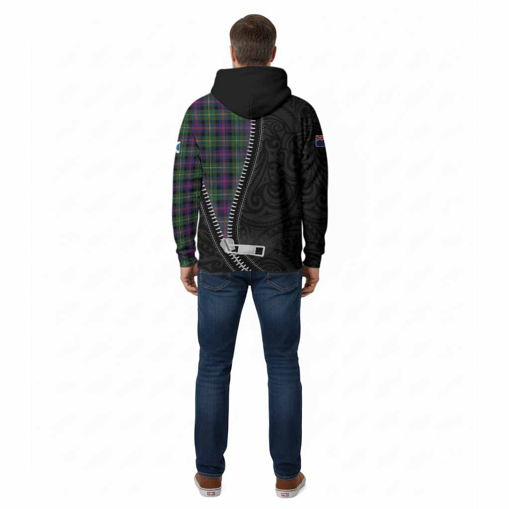Malcolm Tartan Cotton Hoodie New Zealand Pattern Unique Zipper Stylized