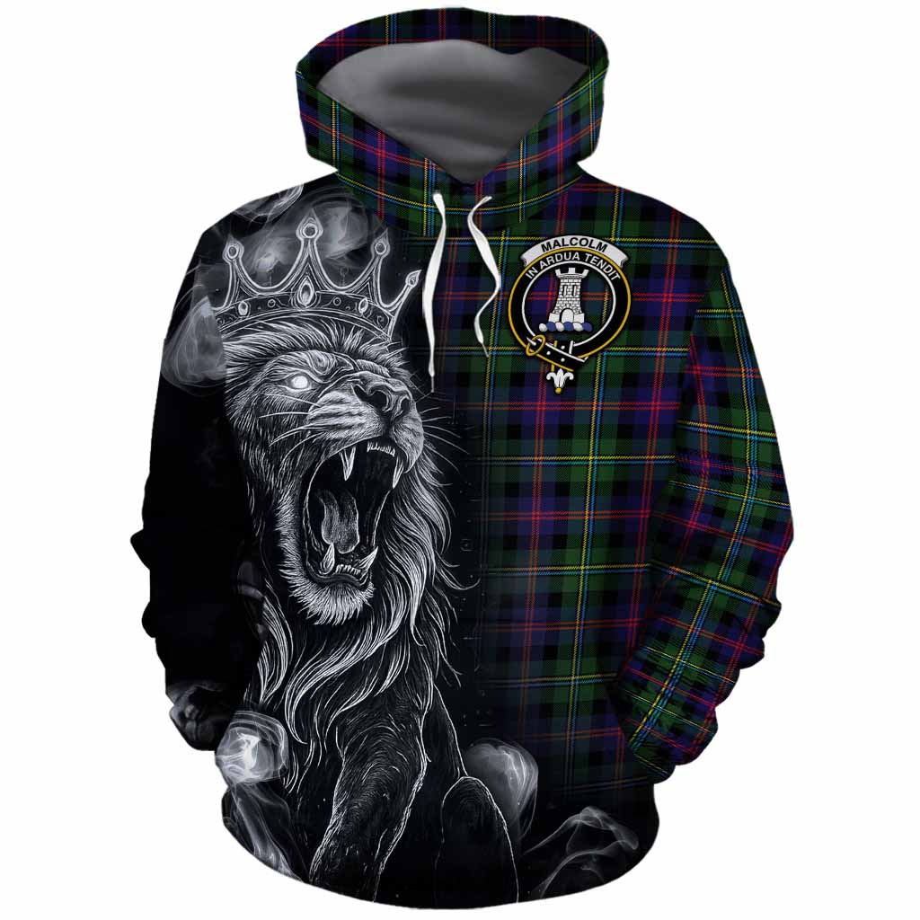 Malcolm Tartan Cotton Hoodie Roaring Lion Heritage