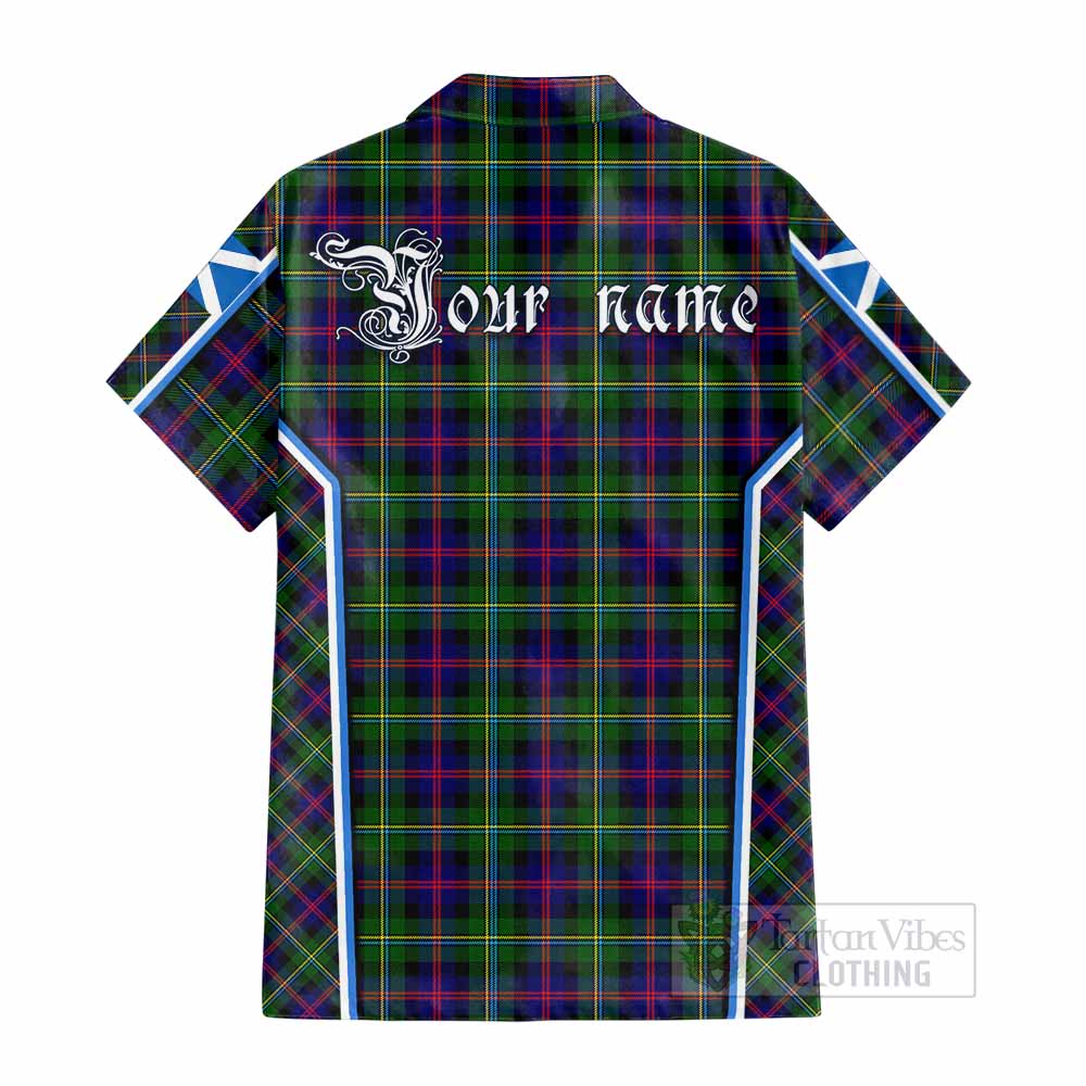 Malcolm Tartan Crest Cotton Hawaiian Shirt Scotland Coat of Arm Flag Style - Tartan Vibes Clothing