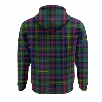Malcolm Tartan Crest Hoodie Ferocious Lion Style