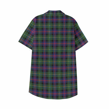 Malcolm Tartan Crest Kid Hawaiian Shirt Ferocious Lion Style