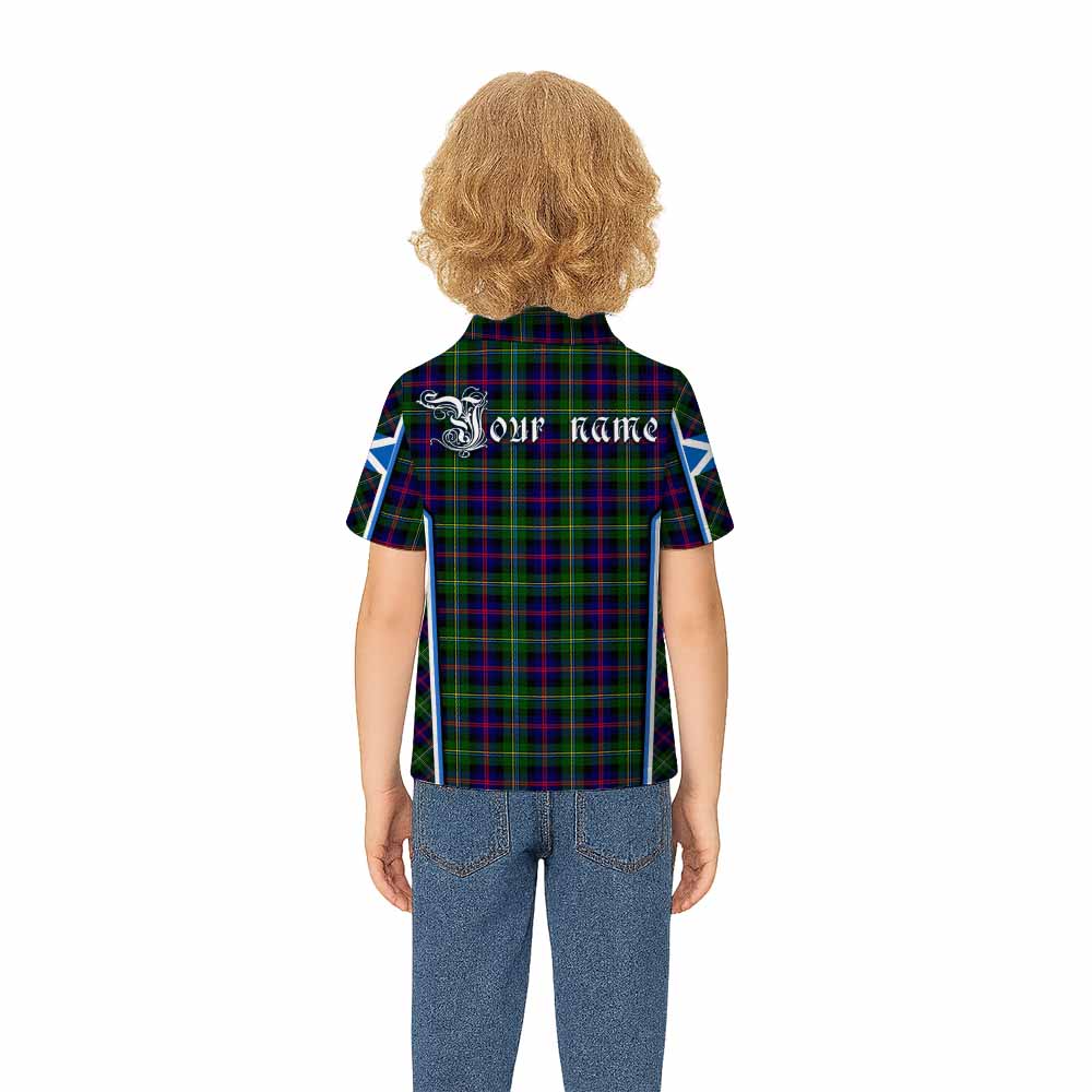 Malcolm Tartan Crest Kid Polo Shirt Scotland Coat of Arm Flag Style - Tartan Vibes Clothing