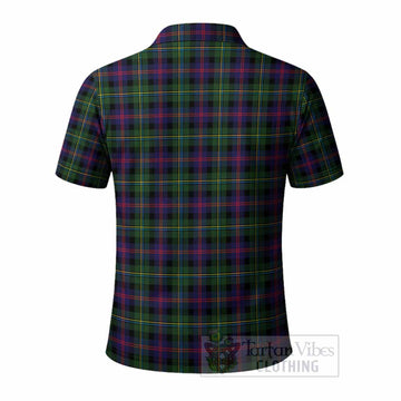 Malcolm Tartan Crest Polo Shirt Ferocious Lion Style