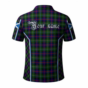 Malcolm Tartan Crest Polo Shirt Scotland Coat of Arm Flag Style - Tartan Vibes Clothing