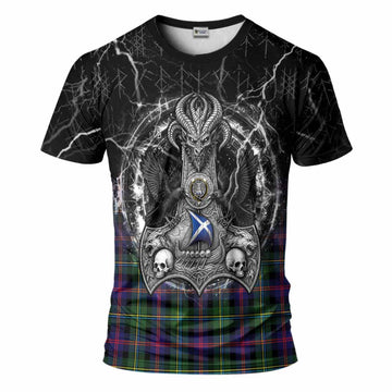 Malcolm Tartan Crest T-Shirt Celtic Odin's Raven Legacy
