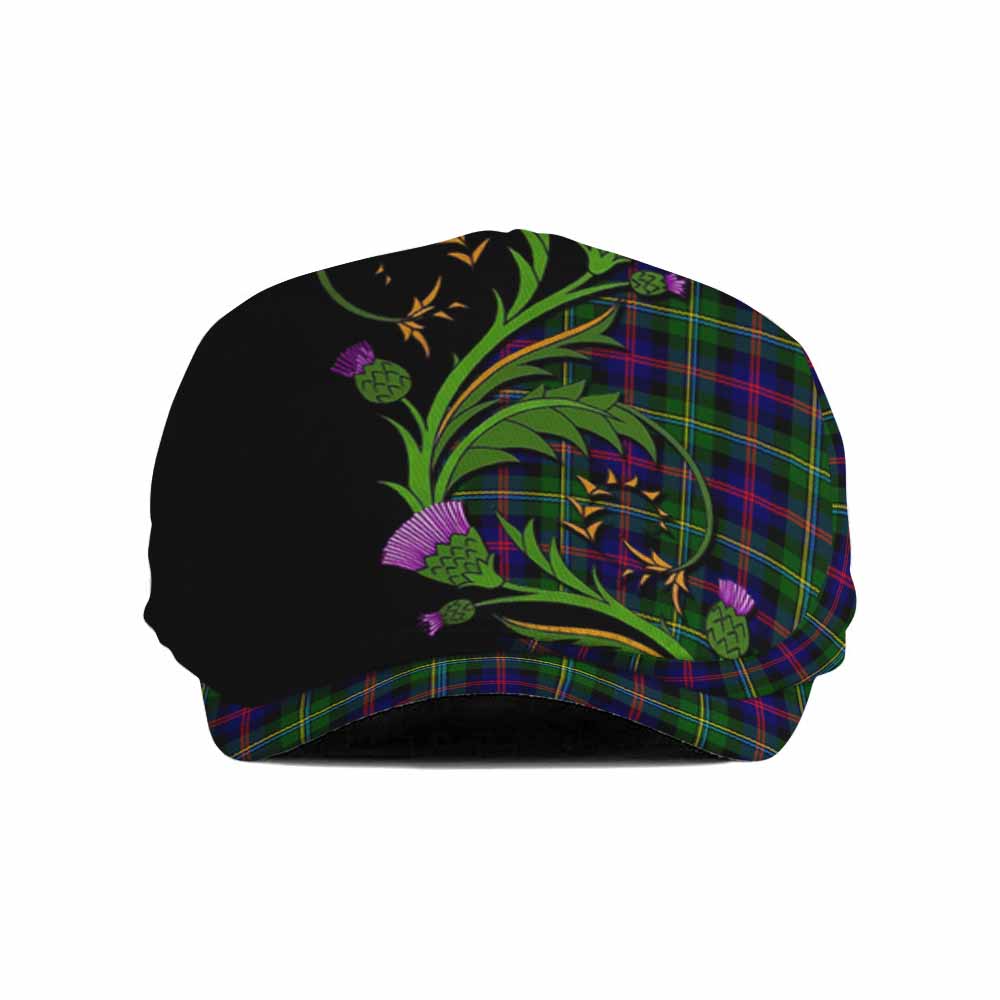 Malcolm Tartan Flat Cap, Jeff Cap Scottish Thistle Pride Heritage Art Flat Cap - Tartan Vibes Clothing