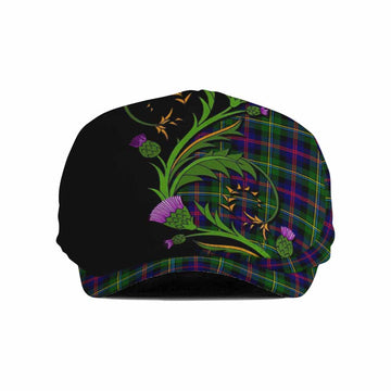 Malcolm Tartan Flat Cap, Jeff Cap Scottish Thistle Pride Heritage Art