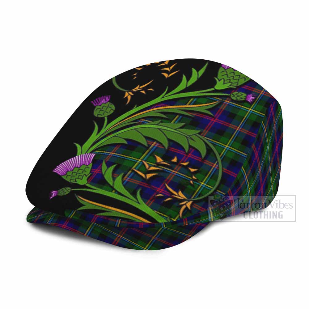 Malcolm Tartan Flat Cap, Jeff Cap Scottish Thistle Pride Heritage Art - Tartan Vibes Clothing