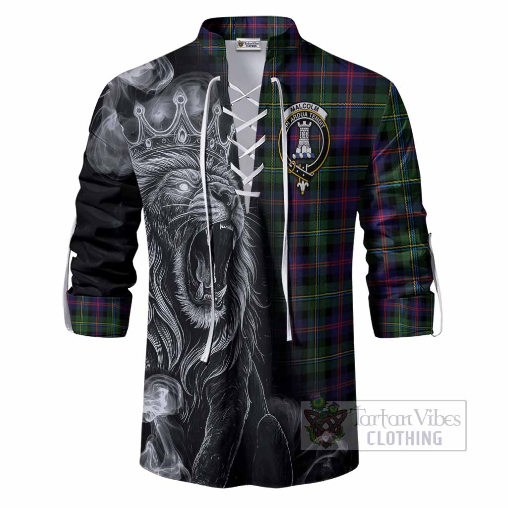 Malcolm Tartan Ghillie Shirt Roaring Lion Heritage