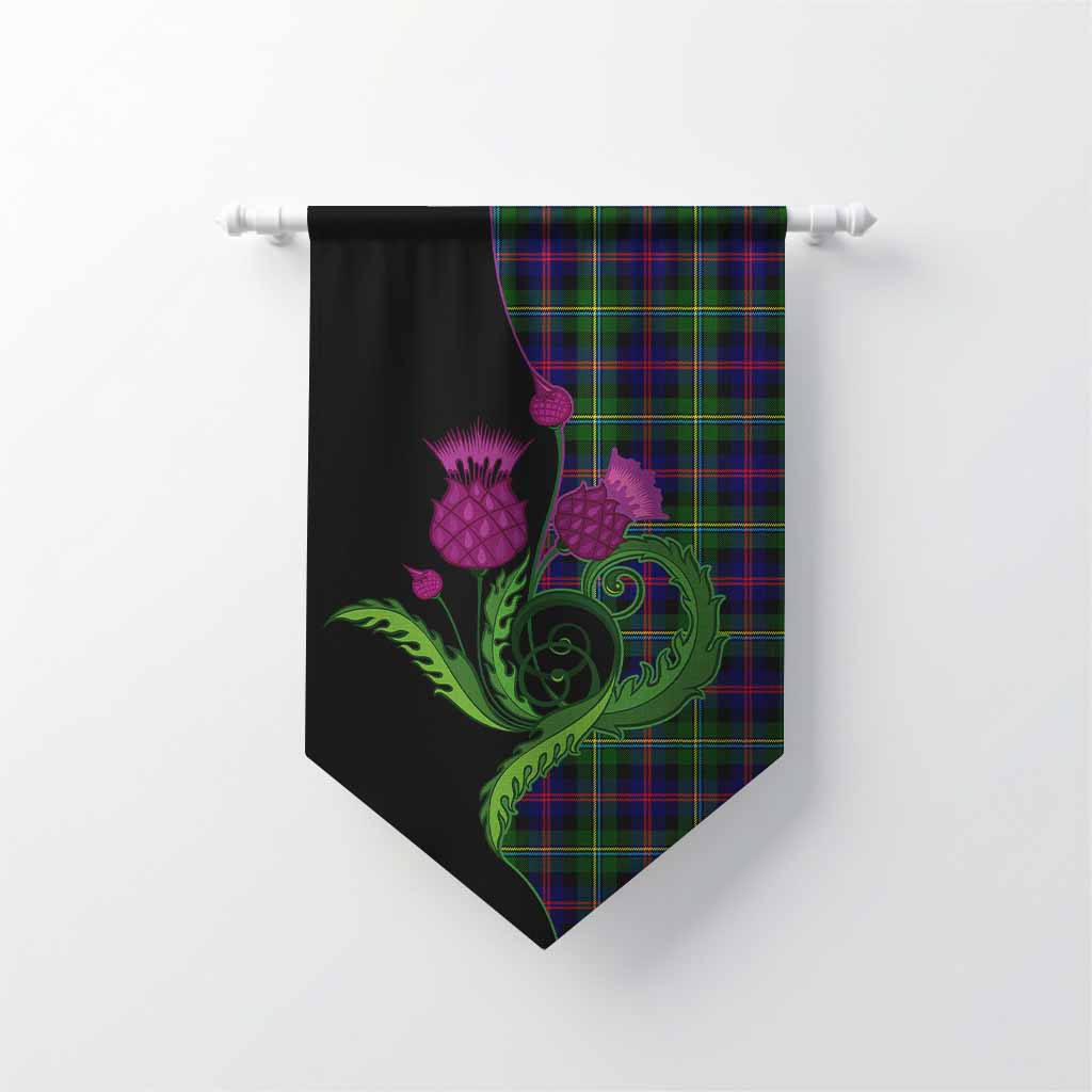 Malcolm Tartan Gonfalon Traditional Scottish Thistle Chevron - Tartan Vibes Clothing