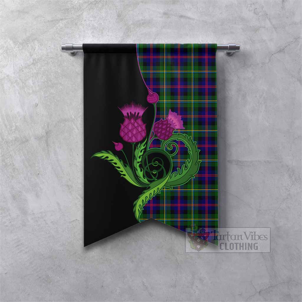 Malcolm Tartan Gonfalon Traditional Scottish Thistle Fishtail - Tartan Vibes Clothing