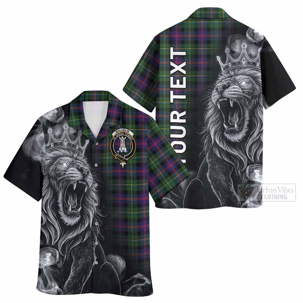 Malcolm Tartan Hawaiian Shirt Roaring Lion Heritage