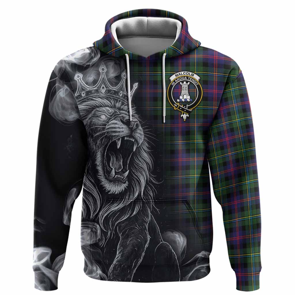 Malcolm Tartan Hoodie Roaring Lion Heritage