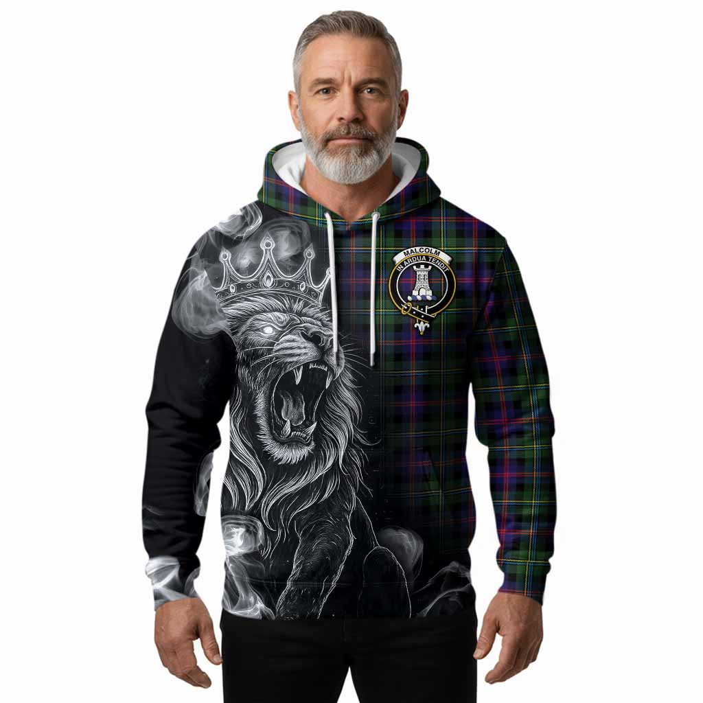 Malcolm Tartan Hoodie Roaring Lion Heritage