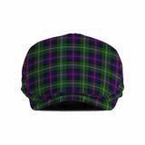 Malcolm Tartan Jeff Cap, Tartan Flat Cap Jeff Hat - Tartan Vibes Clothing