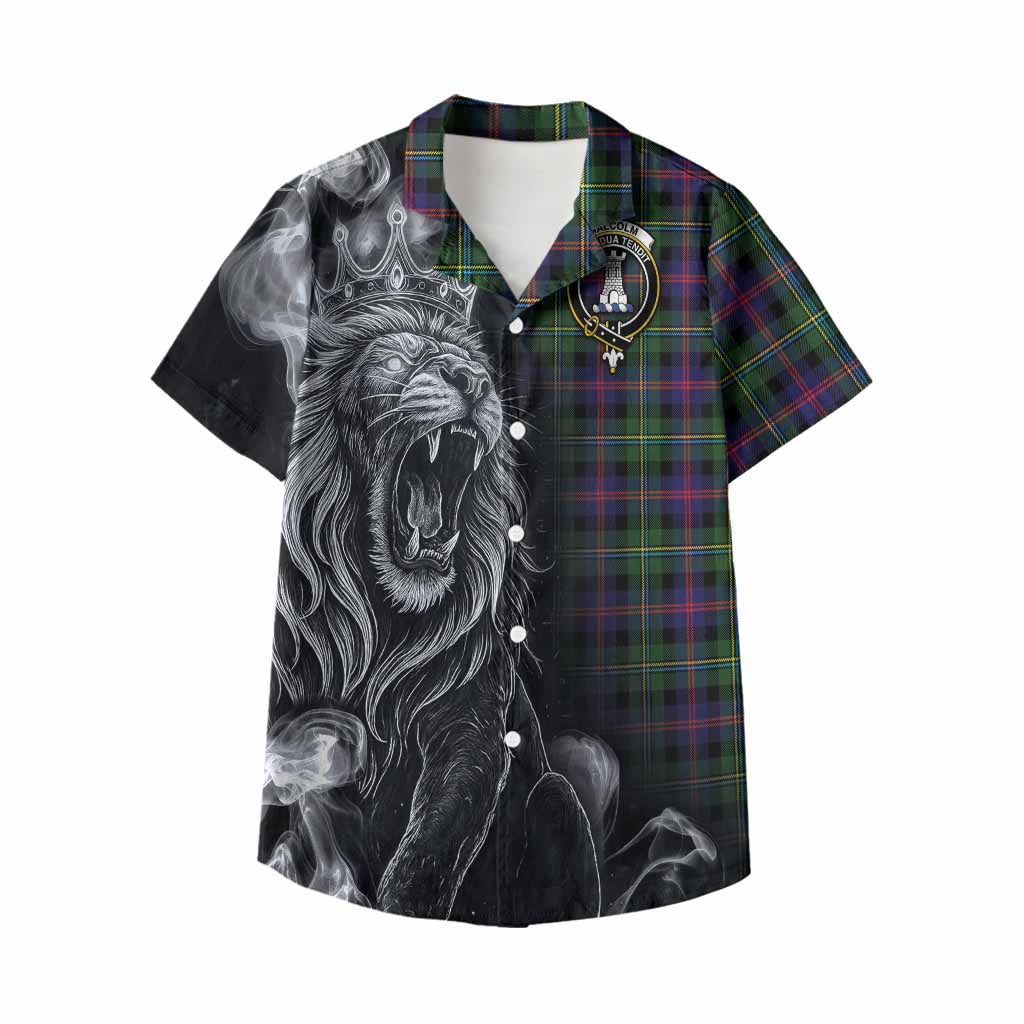 Malcolm Tartan Kid Hawaiian Shirt Roaring Lion Heritage