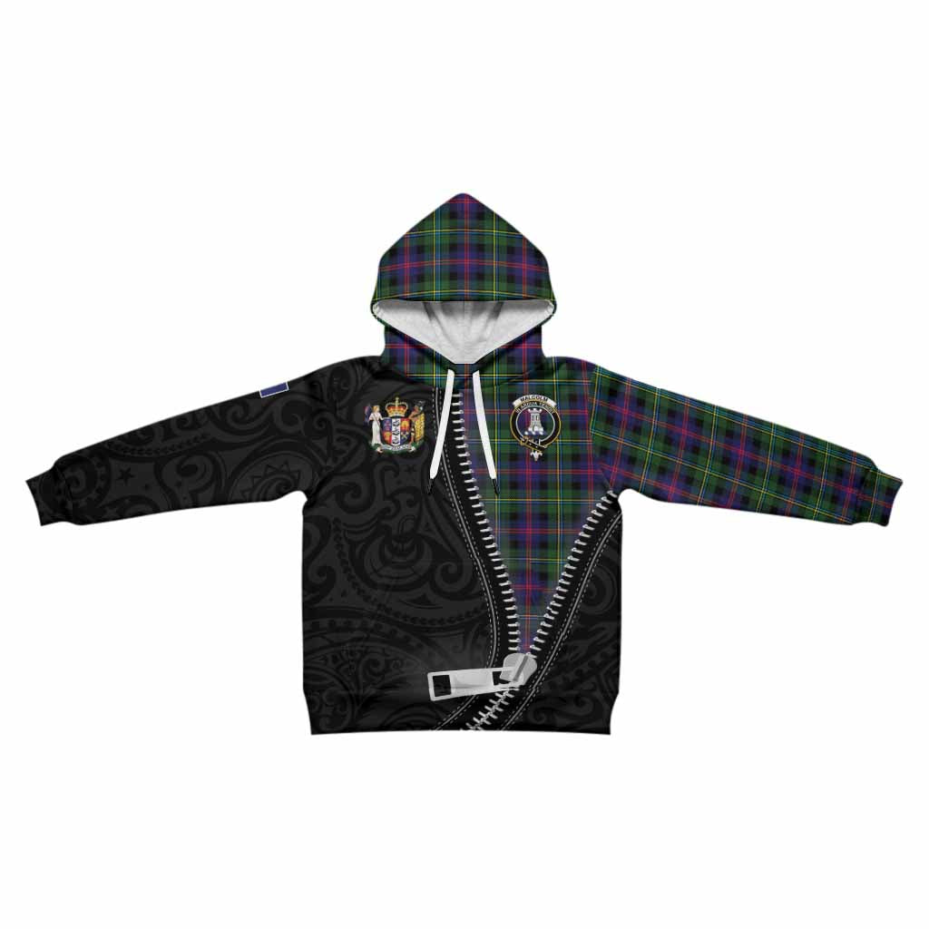 Malcolm Tartan Kid Hoodie New Zealand Pattern Unique Zipper Stylized