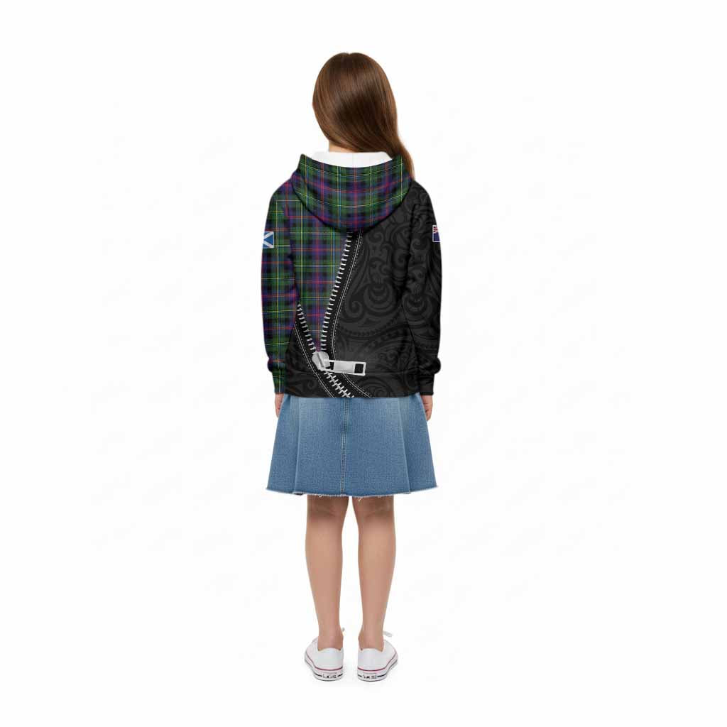 Malcolm Tartan Kid Hoodie New Zealand Pattern Unique Zipper Stylized