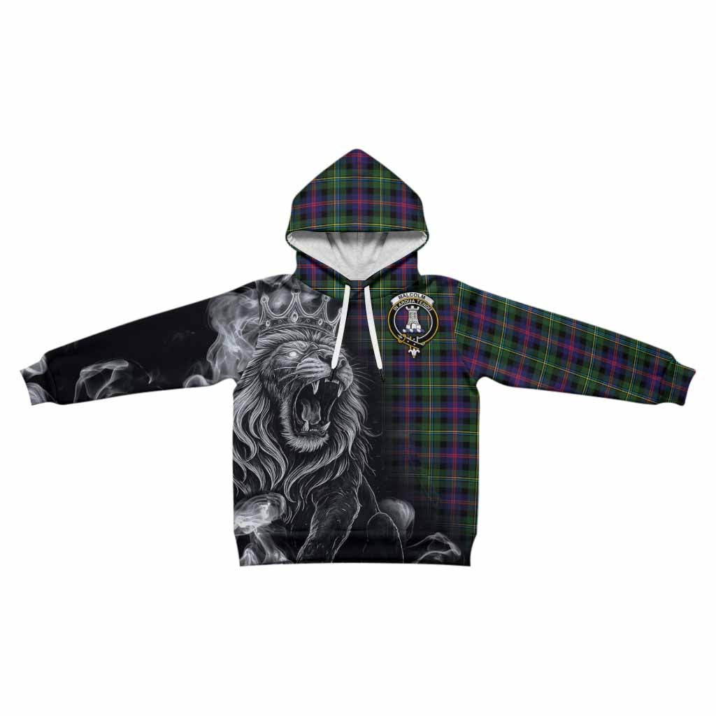 Malcolm Tartan Kid Hoodie Roaring Lion Heritage