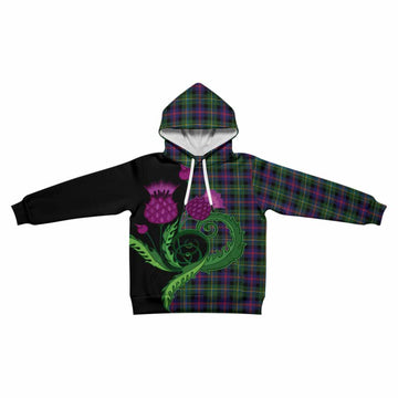 Malcolm Tartan Kid Hoodie Traditional Scottish Thistle