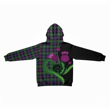 Malcolm Tartan Kid Hoodie Traditional Scottish Thistle