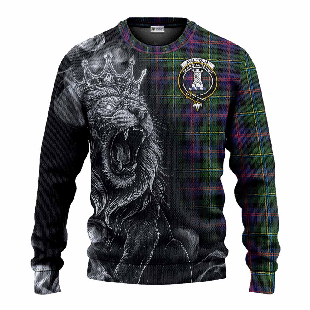 Malcolm Tartan Knitted Sweater Roaring Lion Heritage