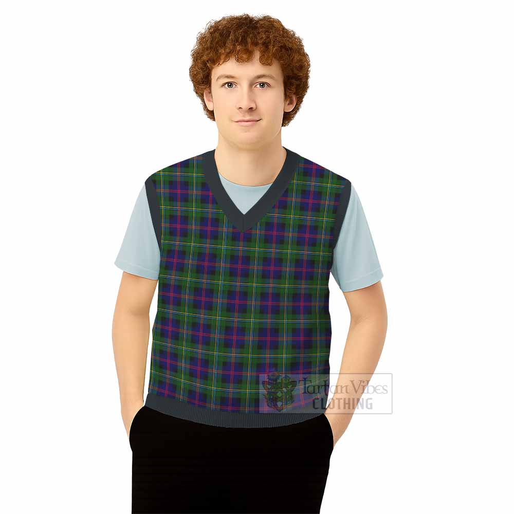Malcolm Tartan Knitted V-Neck Vest - Tartan Vibes Clothing