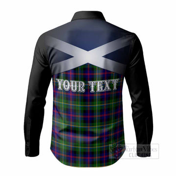 Malcolm Tartan Long Sleeve Button Shirts Alba Gu Brath Unicorn Crest